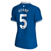 Everton Michael Keane #5 Replica Home Shirt Ladies 2023-24 Short Sleeve